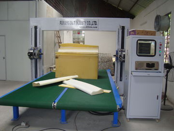 6KW ベルト・コンベヤーのテーブルの適用範囲が広いポリウレタン振動の刃の打抜き機 1800KG