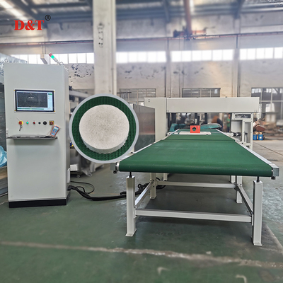高性能PU泡切断機 5輪ワイヤナイフとインテリジェント制御システム