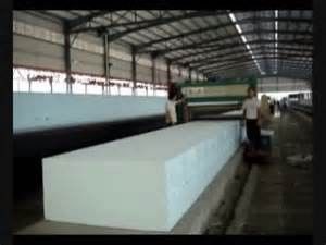 全自動スポンジ製造ラインと4m x 3.2m x 3.2m 混合ラック 17.5m x 2.4m x 1.2m 乾燥トンネル 16.9m