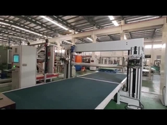 オートマティックダブルブレード水平および垂直PU泡スポンジCNC切断機