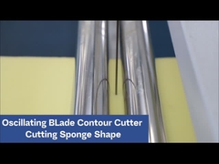 双刃 水平 PU 泡スポンジ CNC 切断機械 自動