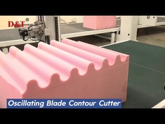 自動スポンジ切断機 Cnc ラテックススポンジ振動刃切断機