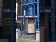 連続泡化機械とリバウンド泡化機械の生産ライン